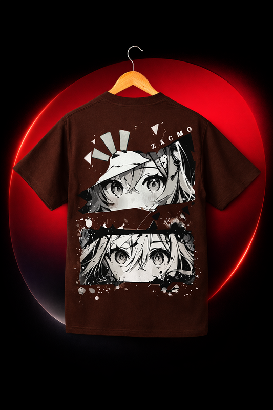 Zacmo "Shattered Gaze" Oversized Tee